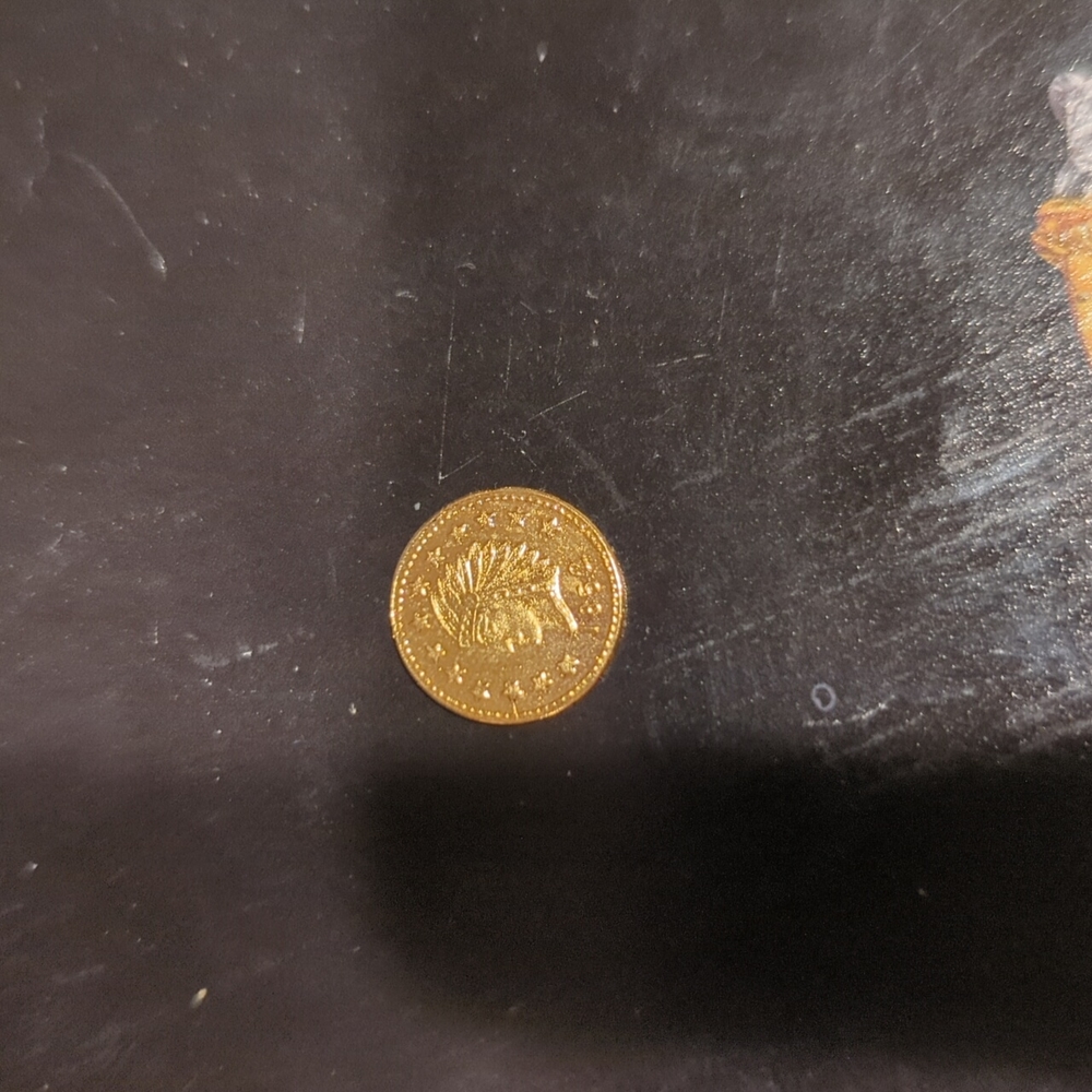 1852 California fractional gold token